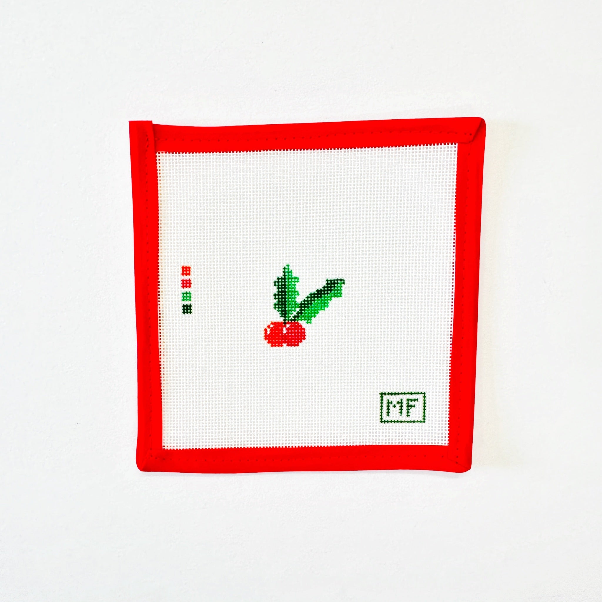 Mini HollyMF NeedlepointCanvasThe Red Thread Atelier