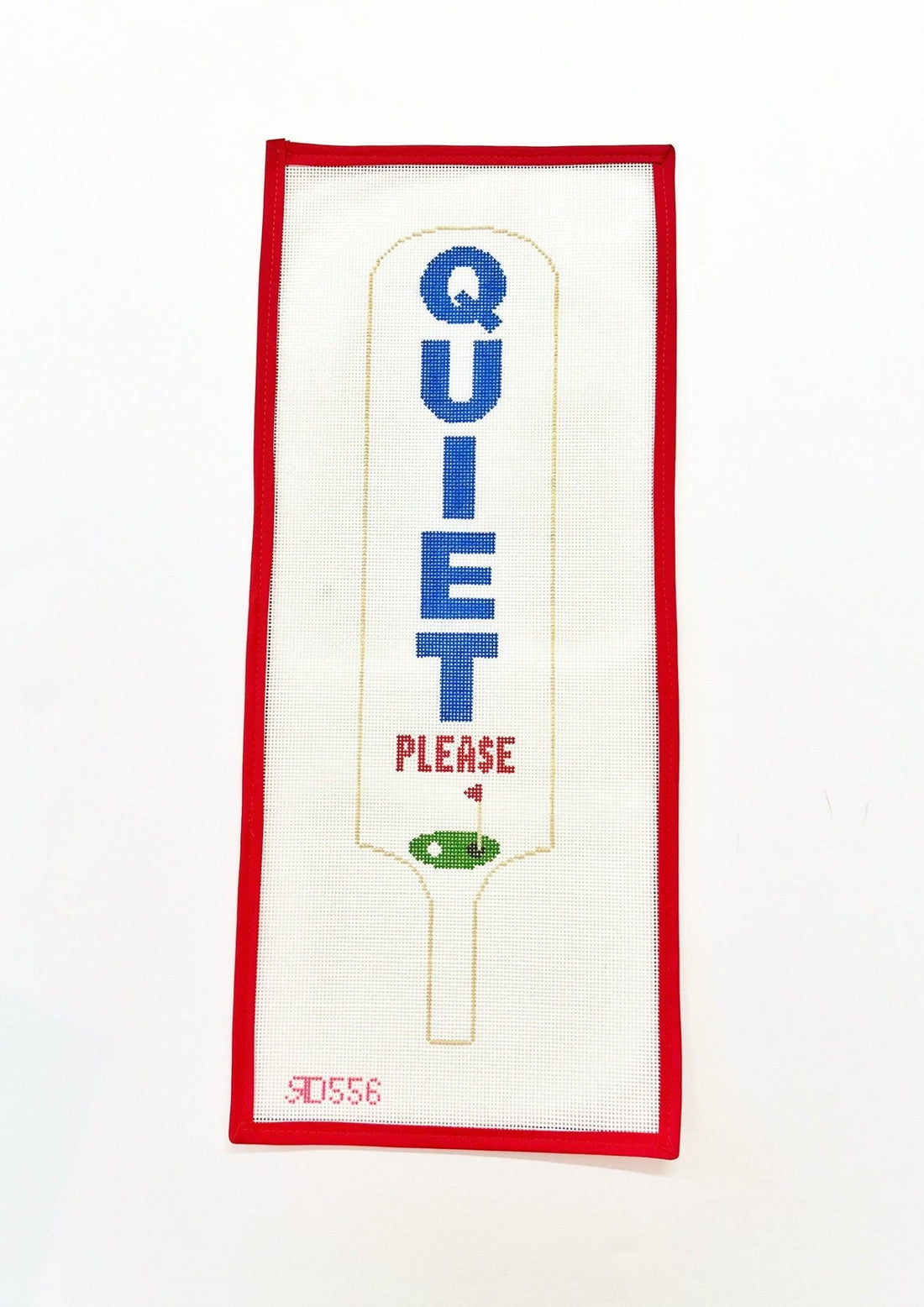 Quiet Please Golf PaddleRachel DonleyCanvasThe Red Thread Atelier