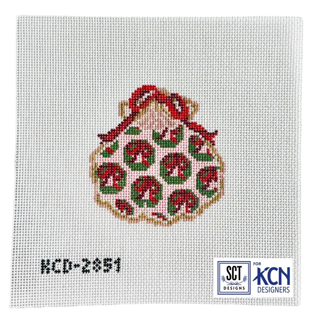 Wreath Gilded ScallopKCNCanvasThe Red Thread Atelier