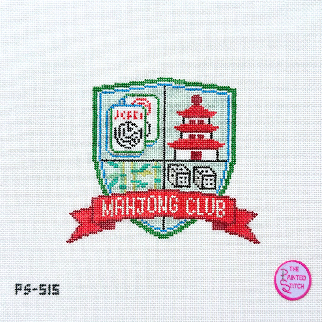 PS-515 Mahjong Crest- Blue