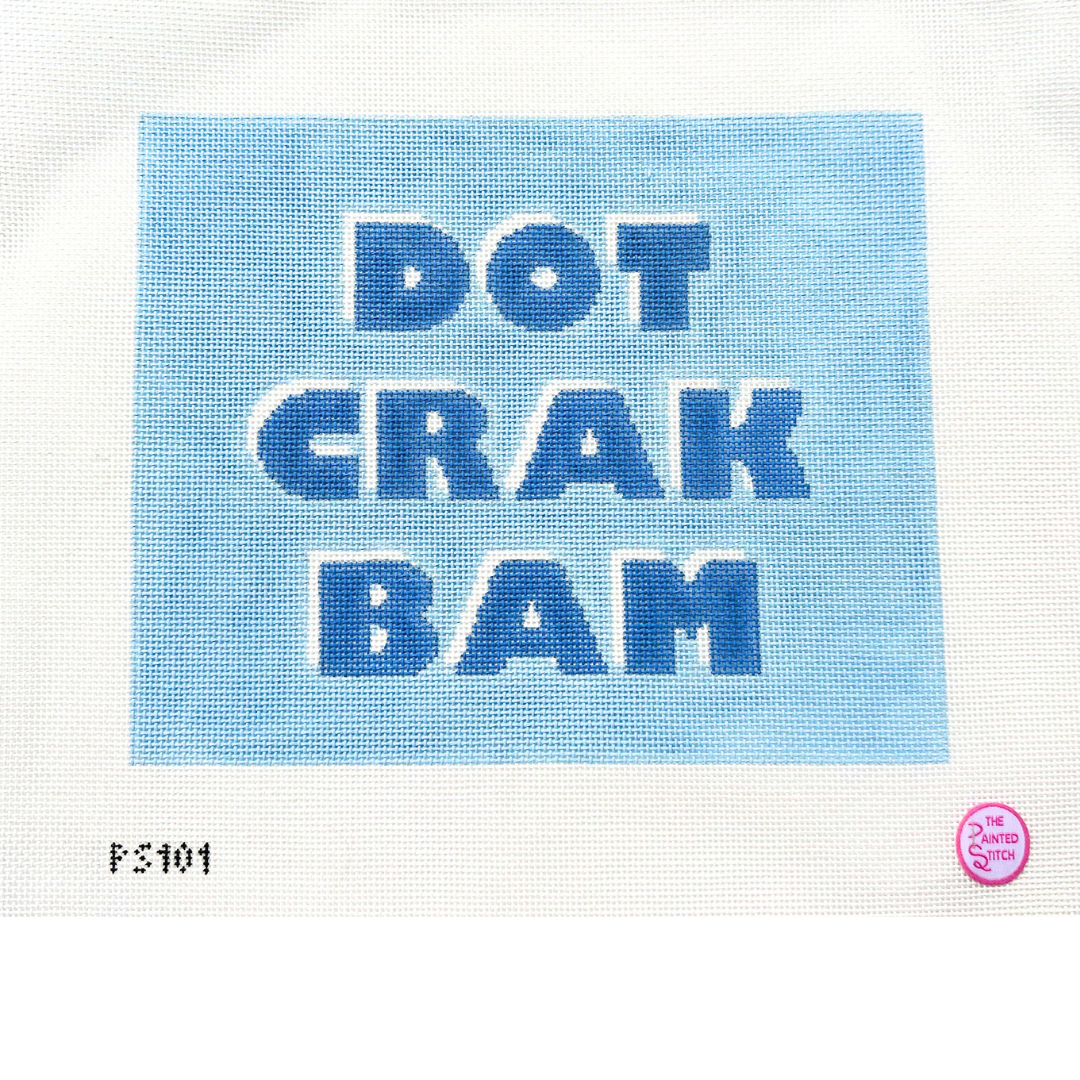 PS-101 DOT CRAK BAM Pouch- Blue