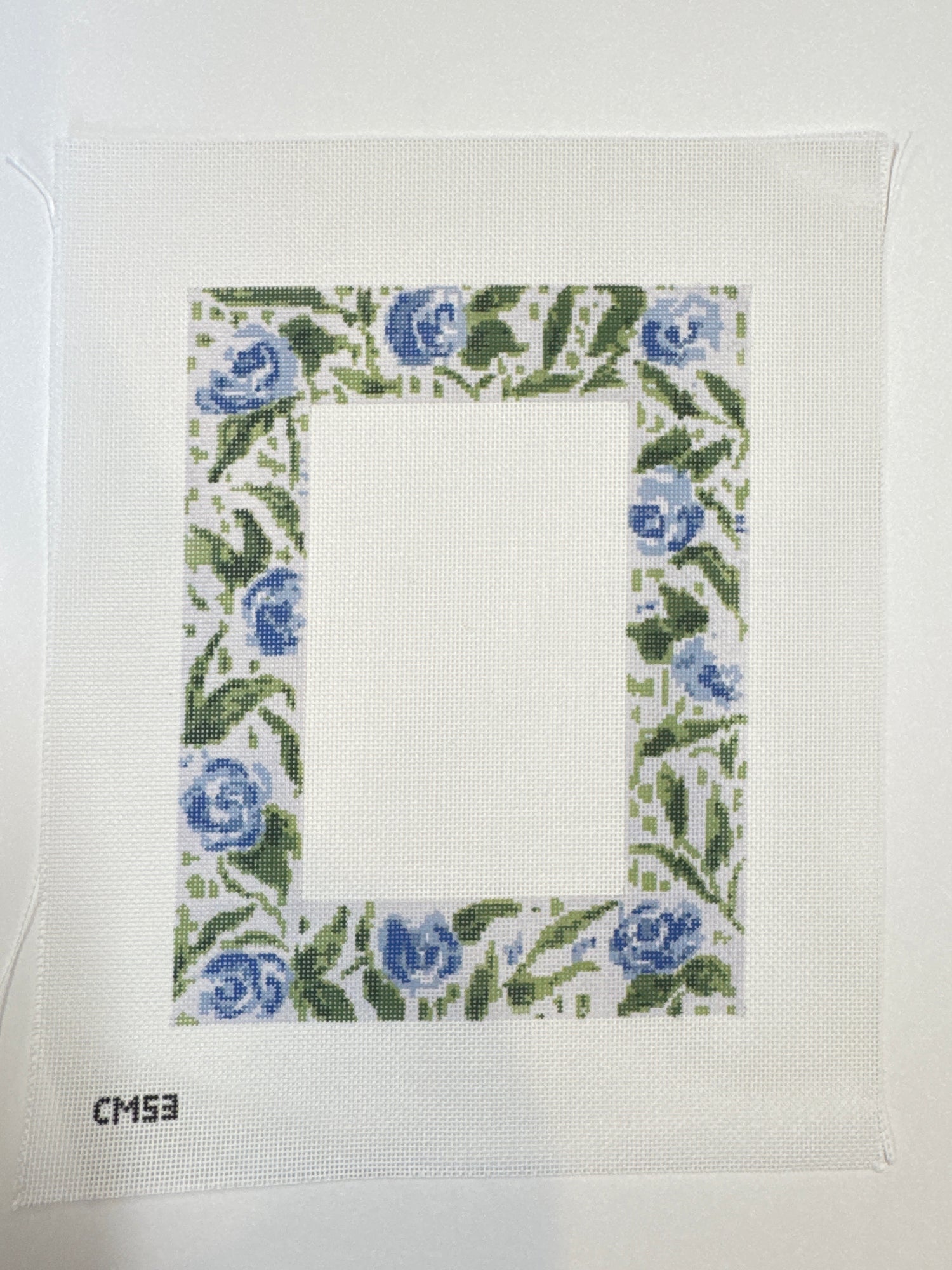 CM53 Blue Floral Frame