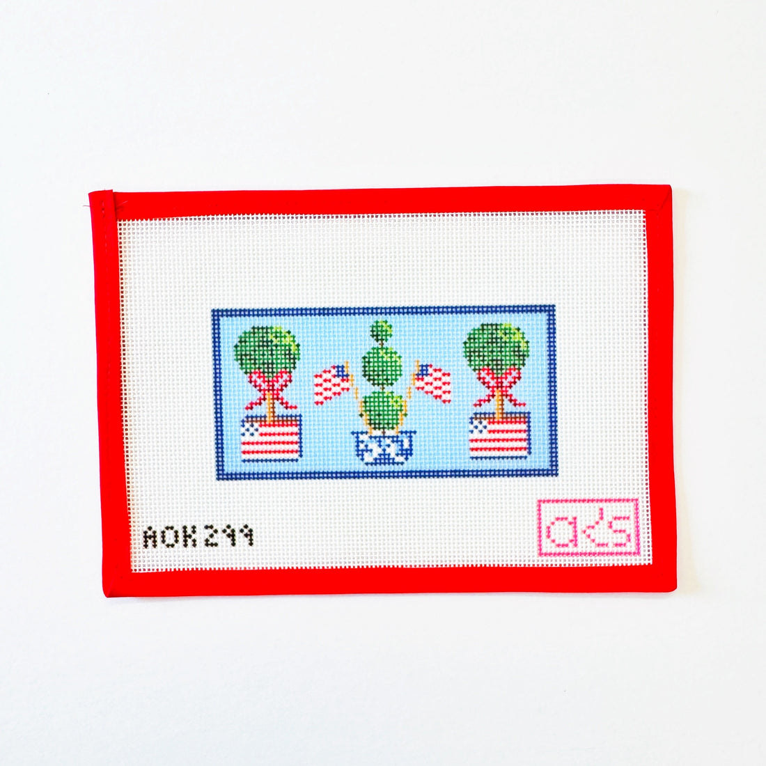 Americana Topiary InsertAnn KayeCanvasThe Red Thread Atelier