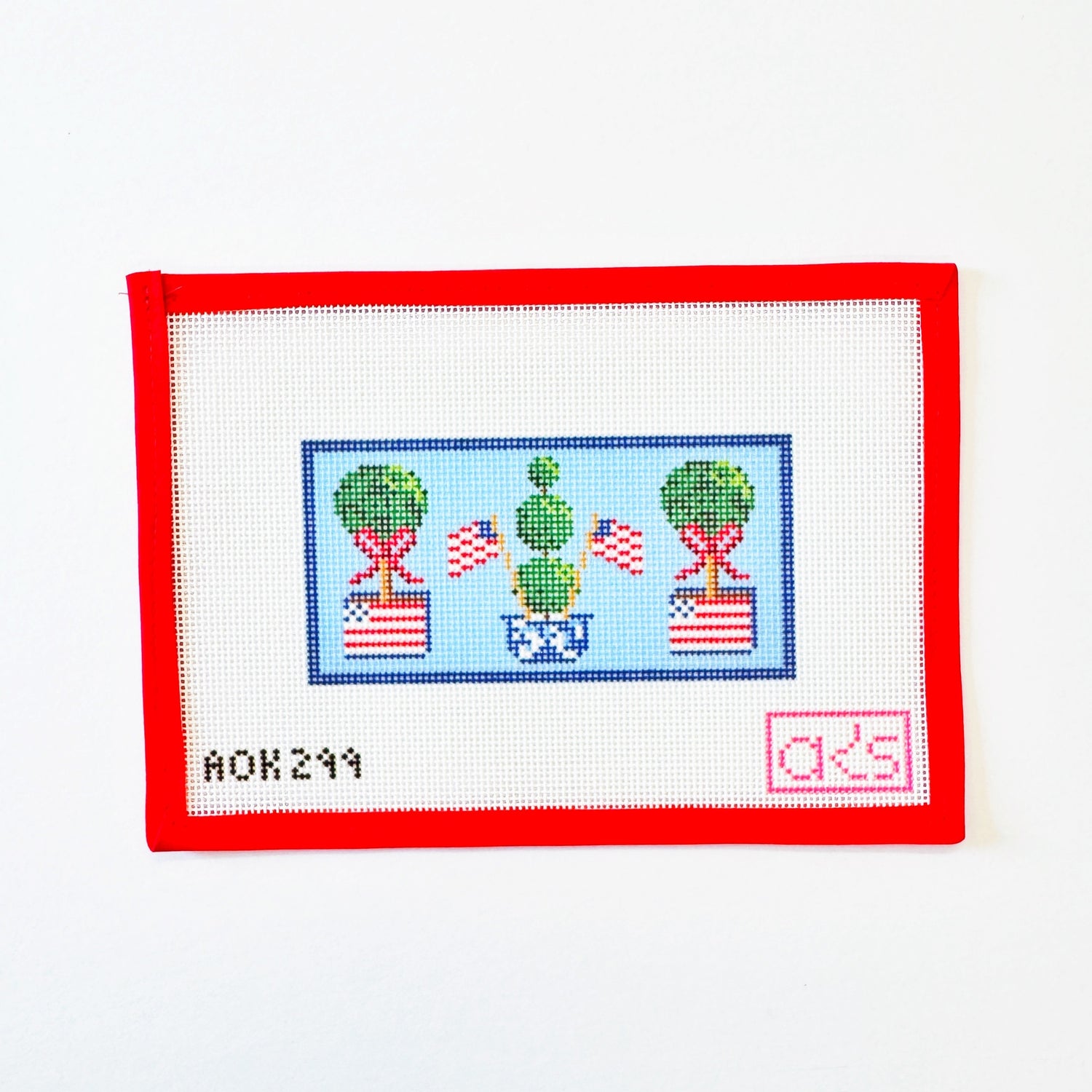 Americana Topiary InsertAnn KayeCanvasThe Red Thread Atelier