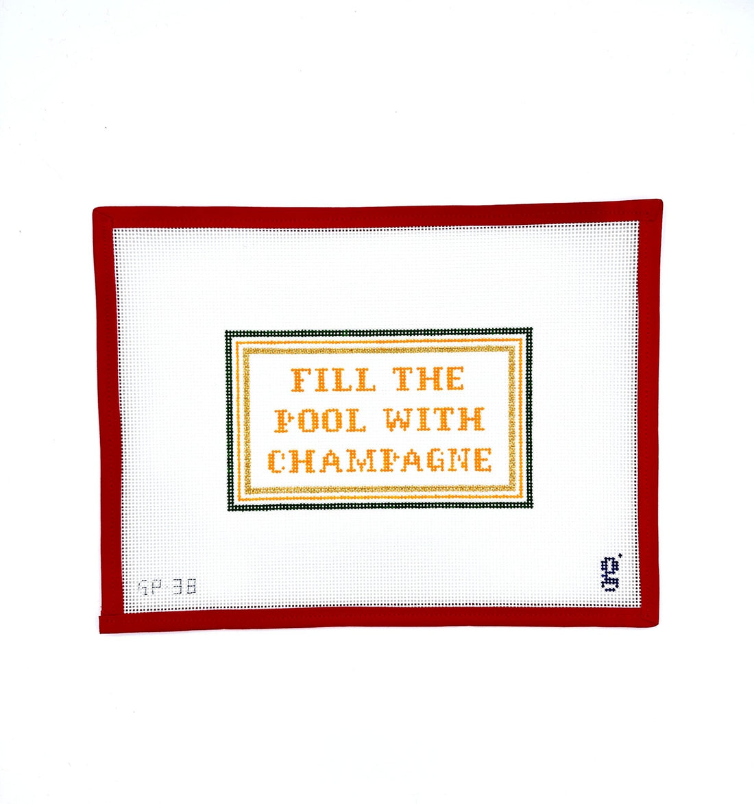 Fill The Pool w ChampagneGoodpointCanvasThe Red Thread Atelier