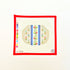 Kiss Lock Bag Canvas - Floral Stripe on GrayscaleJeni Sandberg NeedlepointCanvasThe Red Thread Atelier