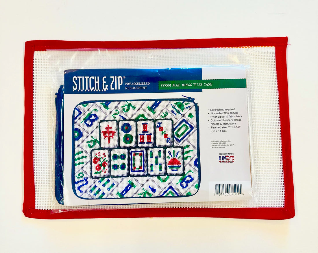 Mah Jong Tiles Case - Stitch & Zip