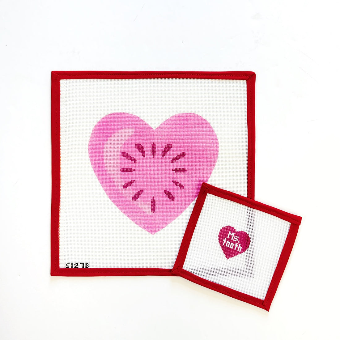 Heart Tooth Fairy PillowKCNCanvasThe Red Thread Atelier