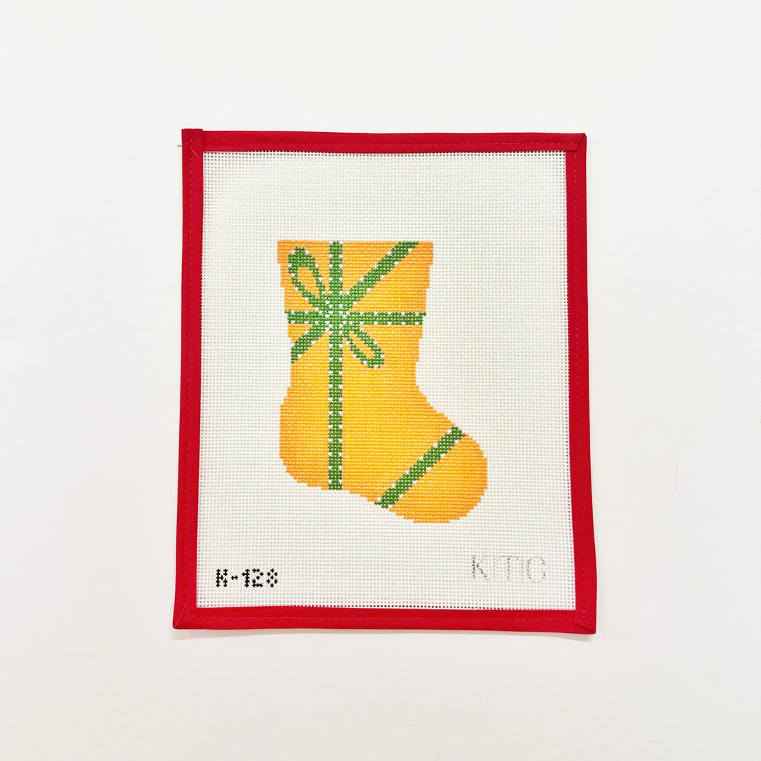 Orange Gifts Mini StockingKTGCanvasThe Red Thread Atelier