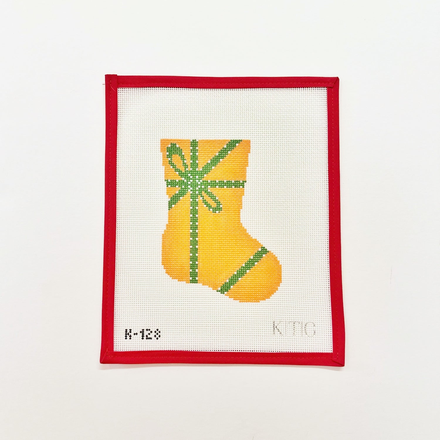 Orange Gifts Mini StockingKTGCanvasThe Red Thread Atelier