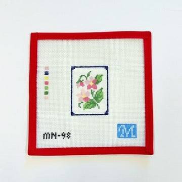 Flower Mahjong Tile