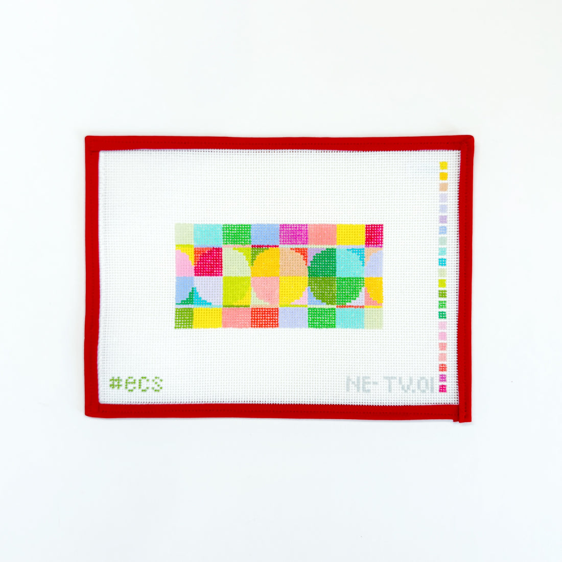 TV Test Eyeglass CaseElizabeth Crane SwartzCanvasThe Red Thread Atelier