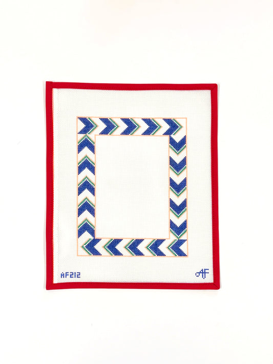 Blue Chevron Frame