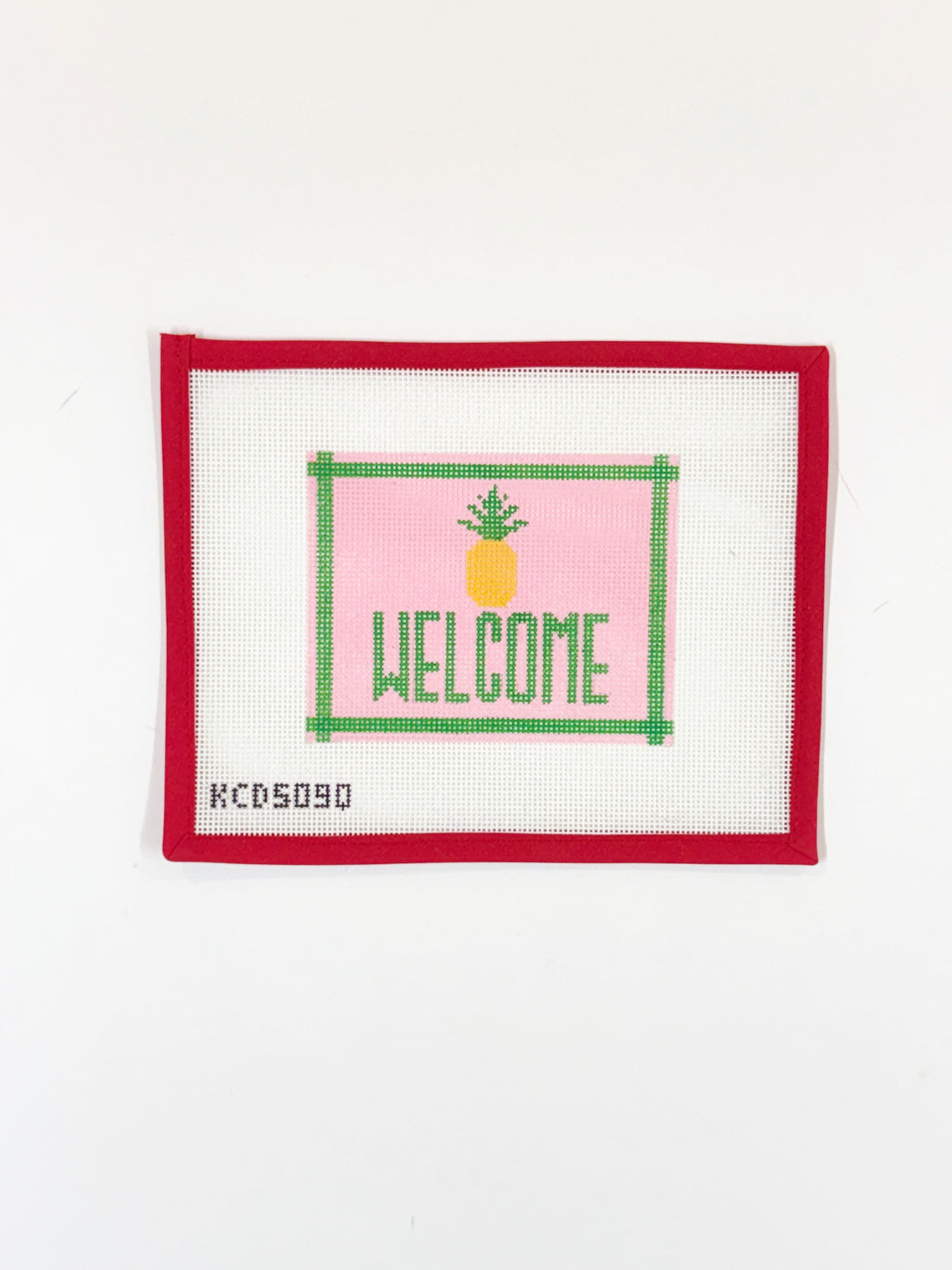 Welcome Sign w pineapple