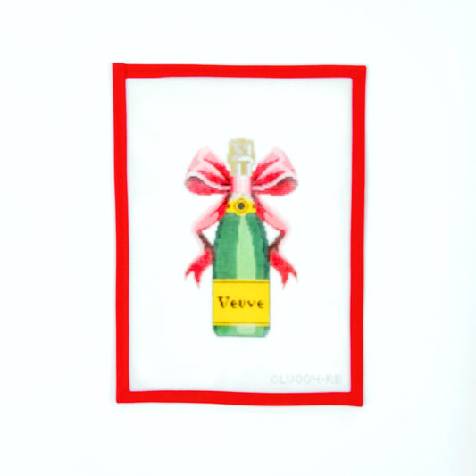 Veuve Bottle- Red Bow