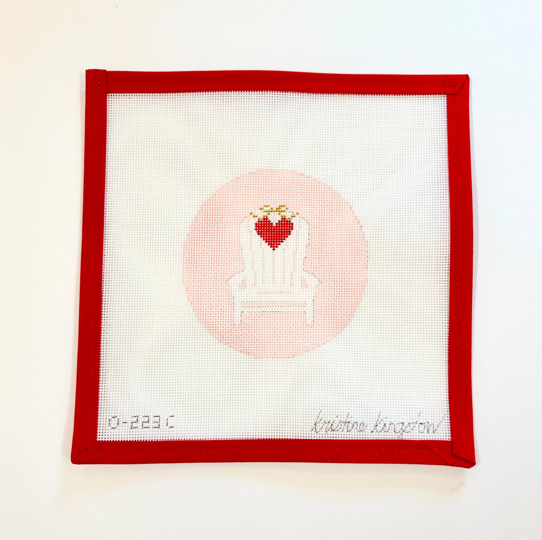 Pink with heart - Adirondack Chair