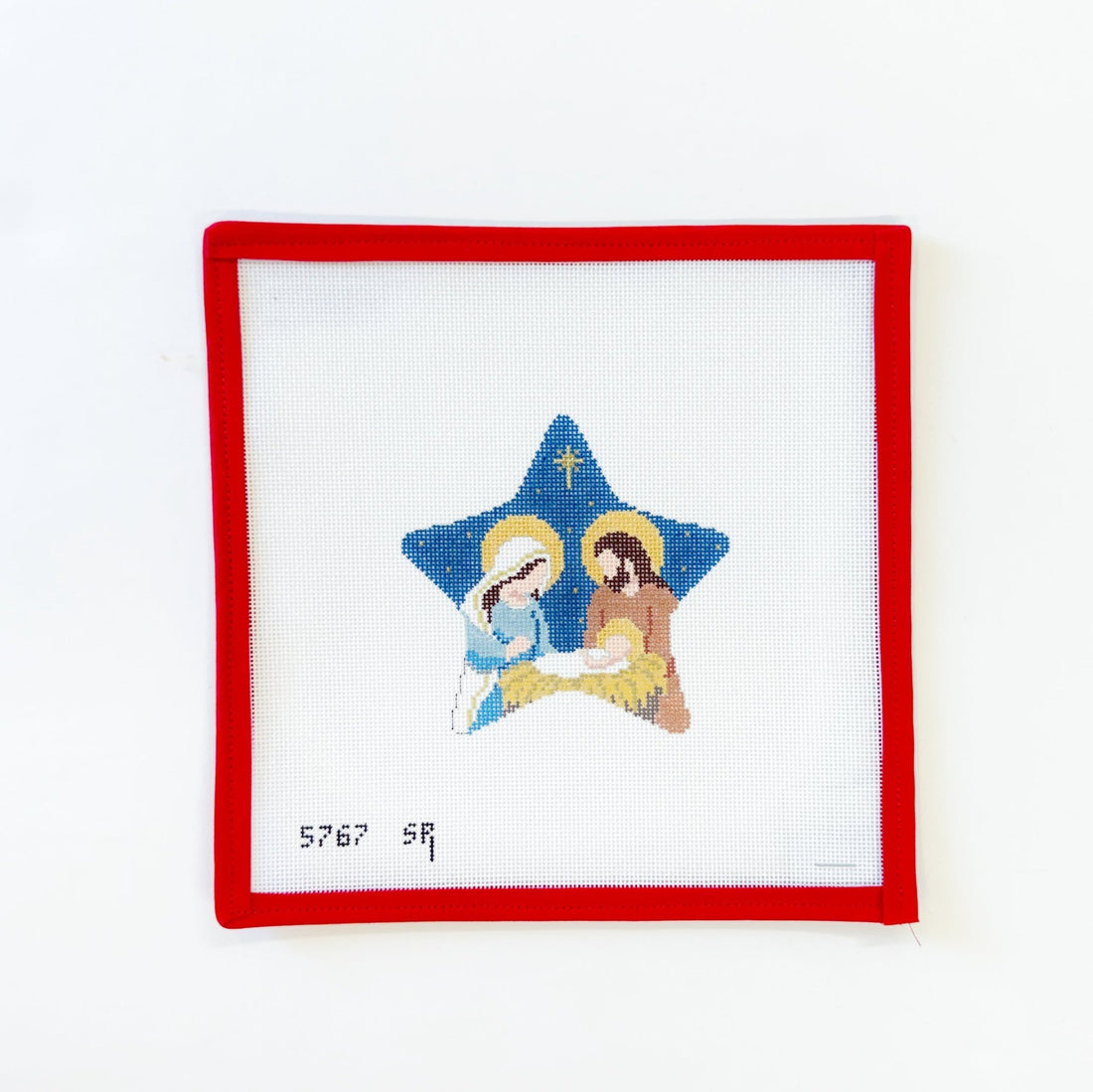 Nativity Star Close UpSusan RobertsCanvasThe Red Thread Atelier