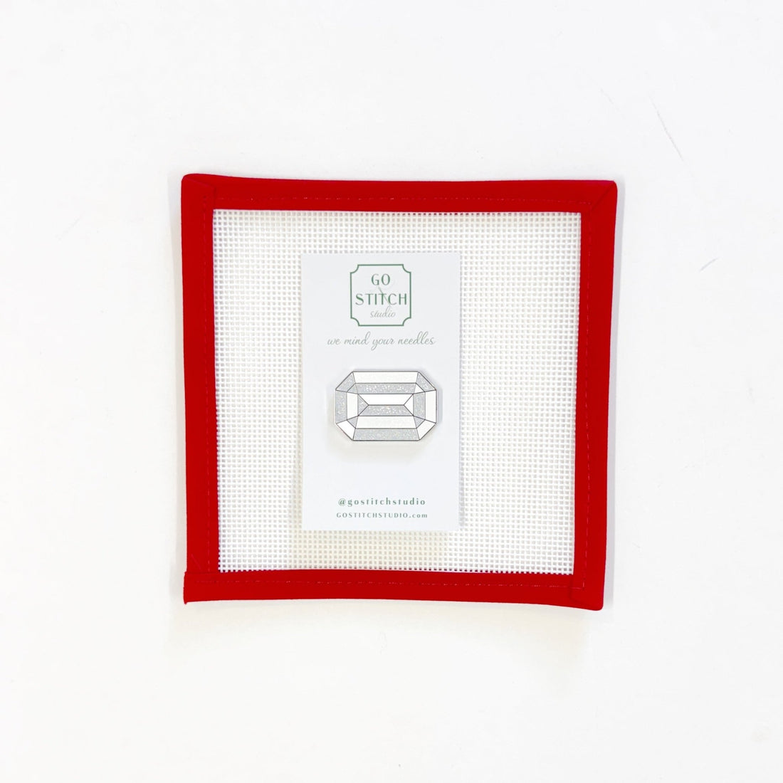 White Diamond NeedleminderGo Stitch StudioNeedleminderThe Red Thread Atelier