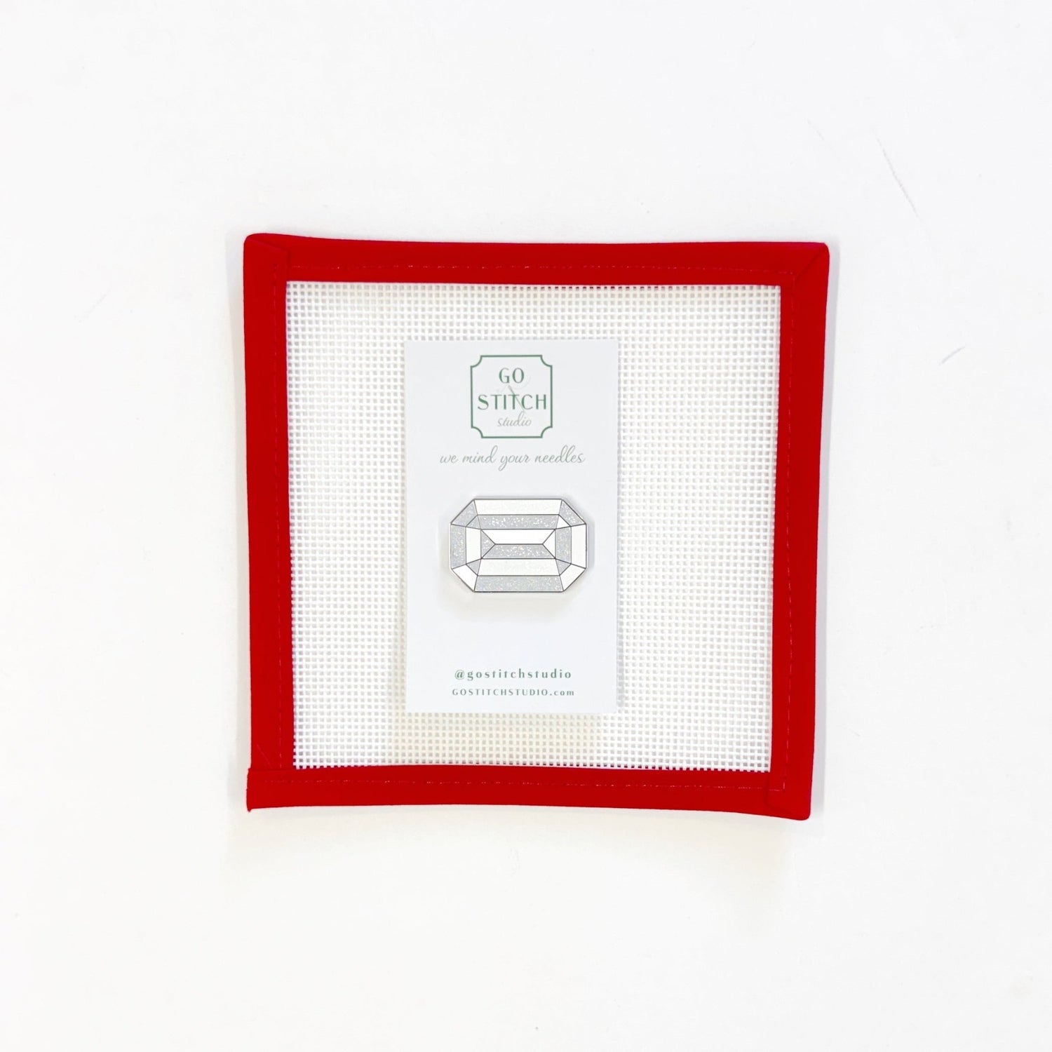 White Diamond NeedleminderGo Stitch StudioNeedleminderThe Red Thread Atelier