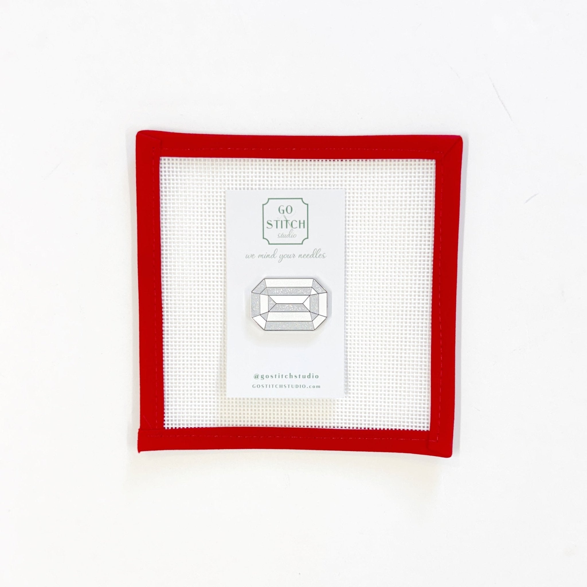 White Diamond NeedleminderGo Stitch StudioNeedleminderThe Red Thread Atelier