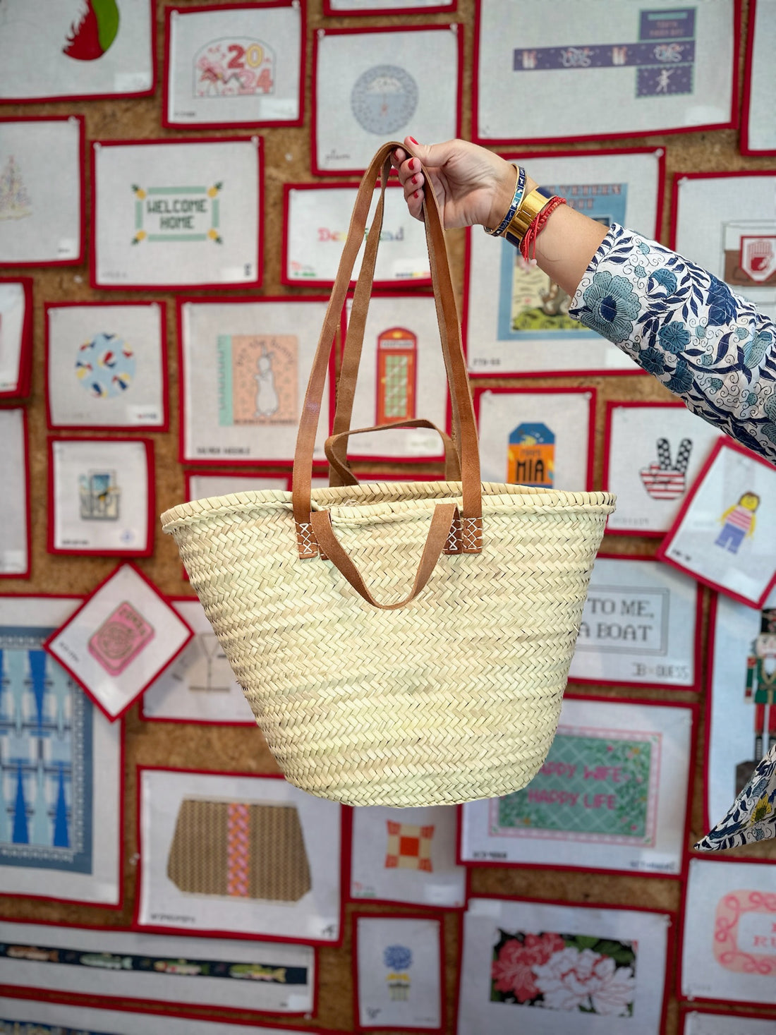 French Market Basket Tote