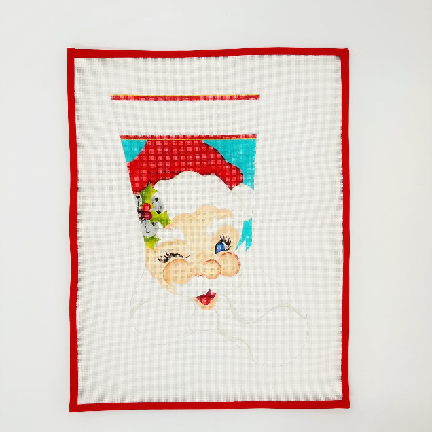 Winking Santa Stocking