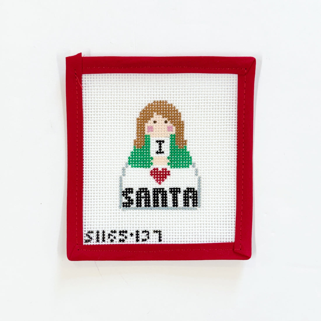 Stitch It - I Heart Santa Angel