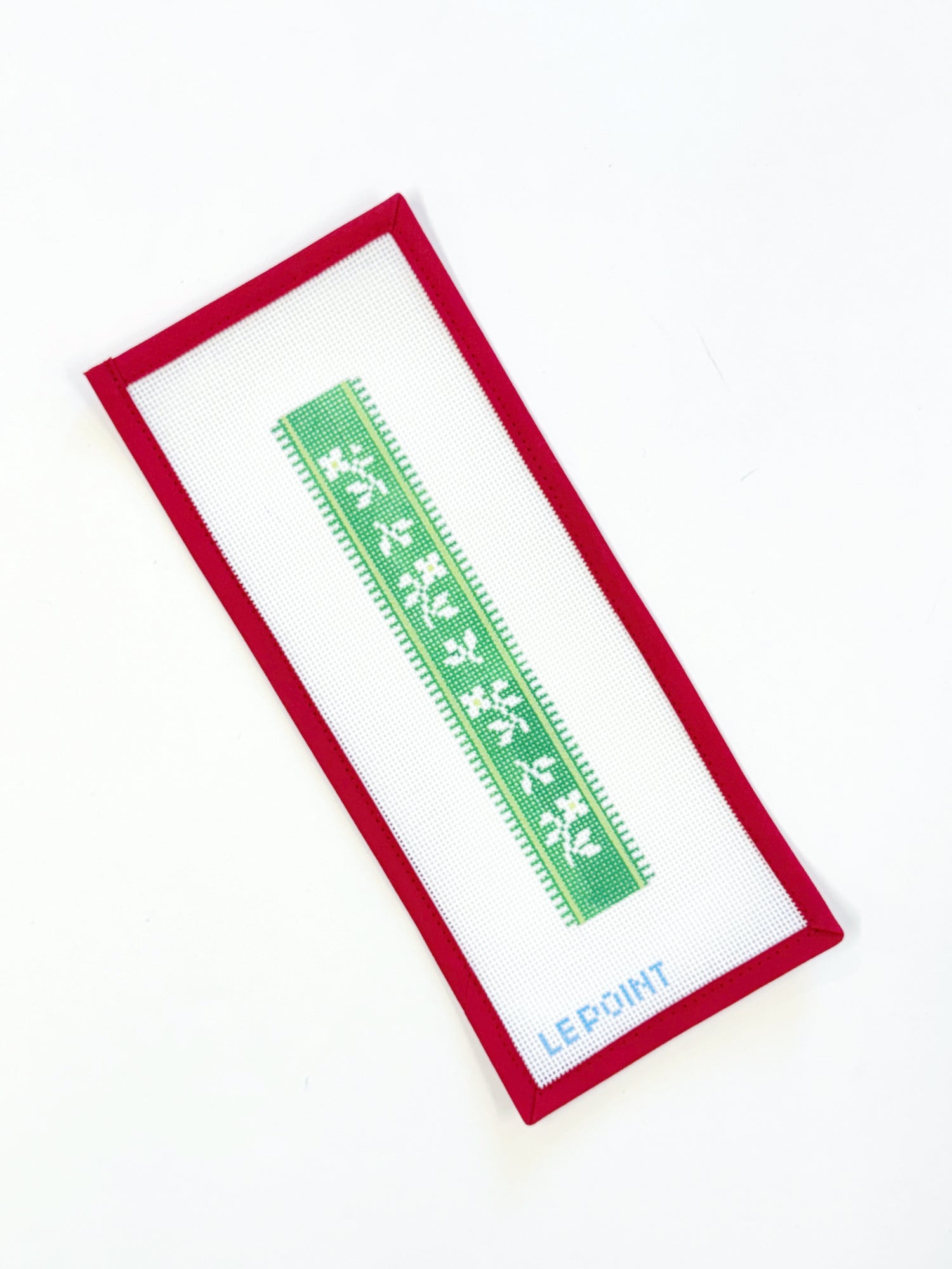 French Ribbon Keychain - Green