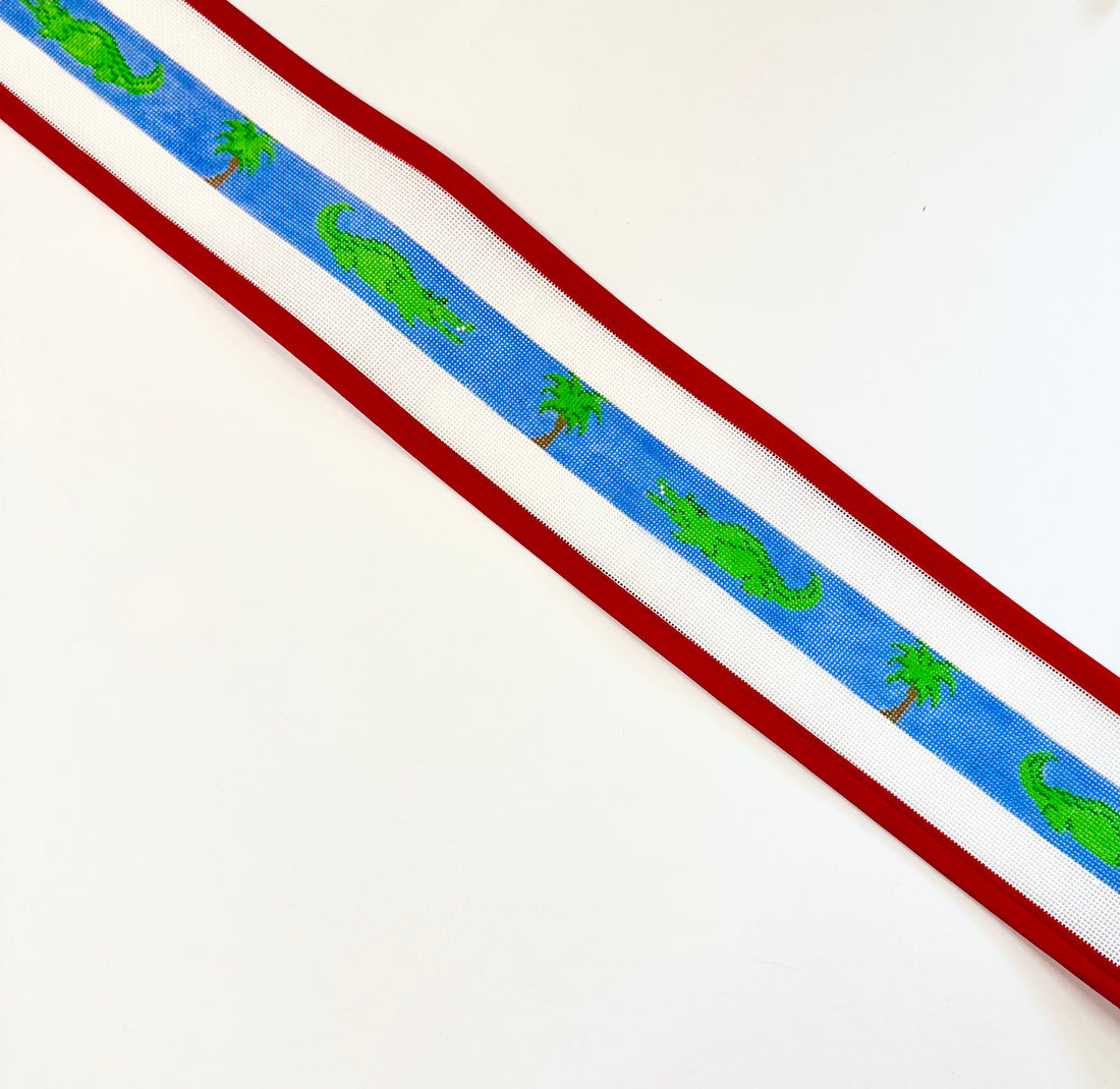 Alligator & Palm Trees Belt