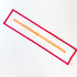 Orange w Pink Bow Wrap BraceletAnne Fisher NeedlepointCanvasThe Red Thread Atelier