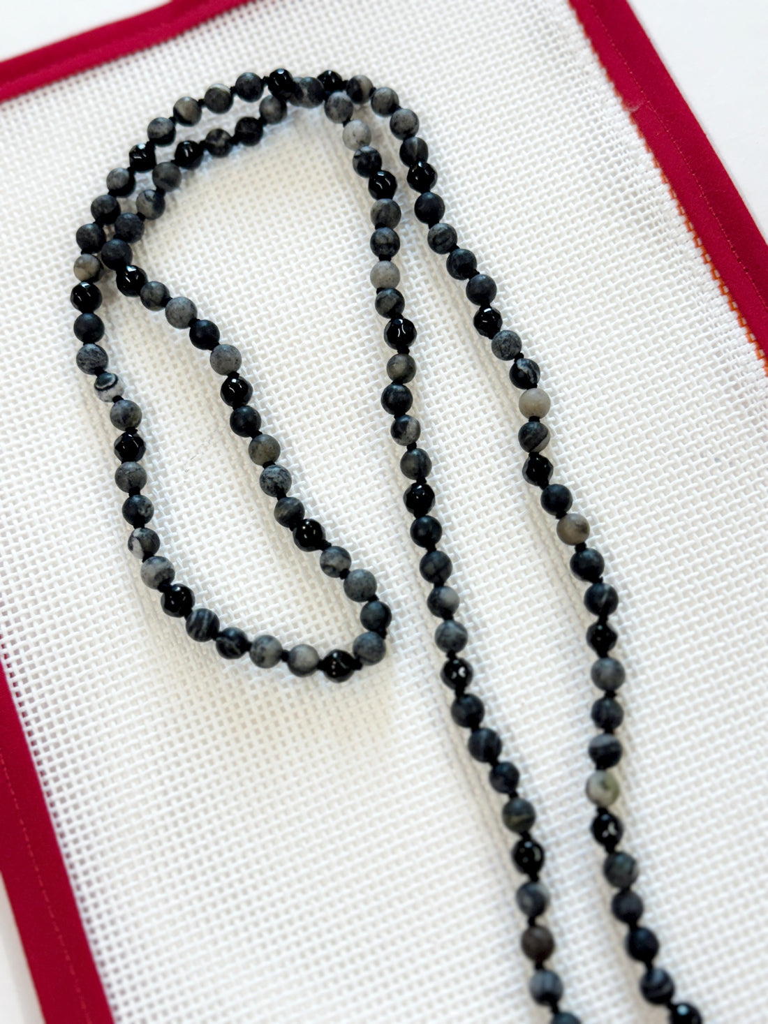 Custom Chatelaine - Marble &amp; Black Onyx