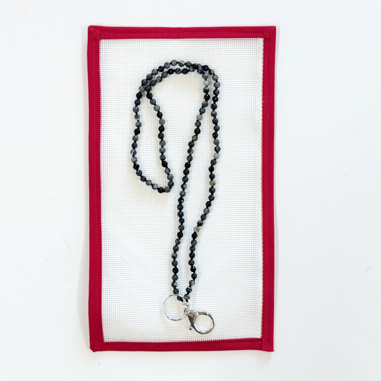 Custom Chatelaine - Marble &amp; Black Onyx