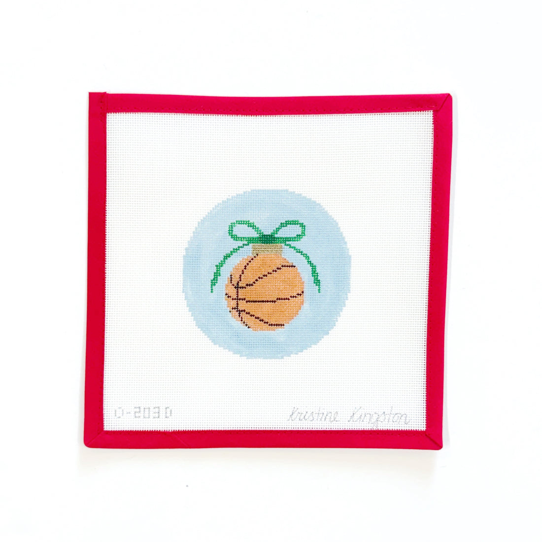 Basketball on Blue