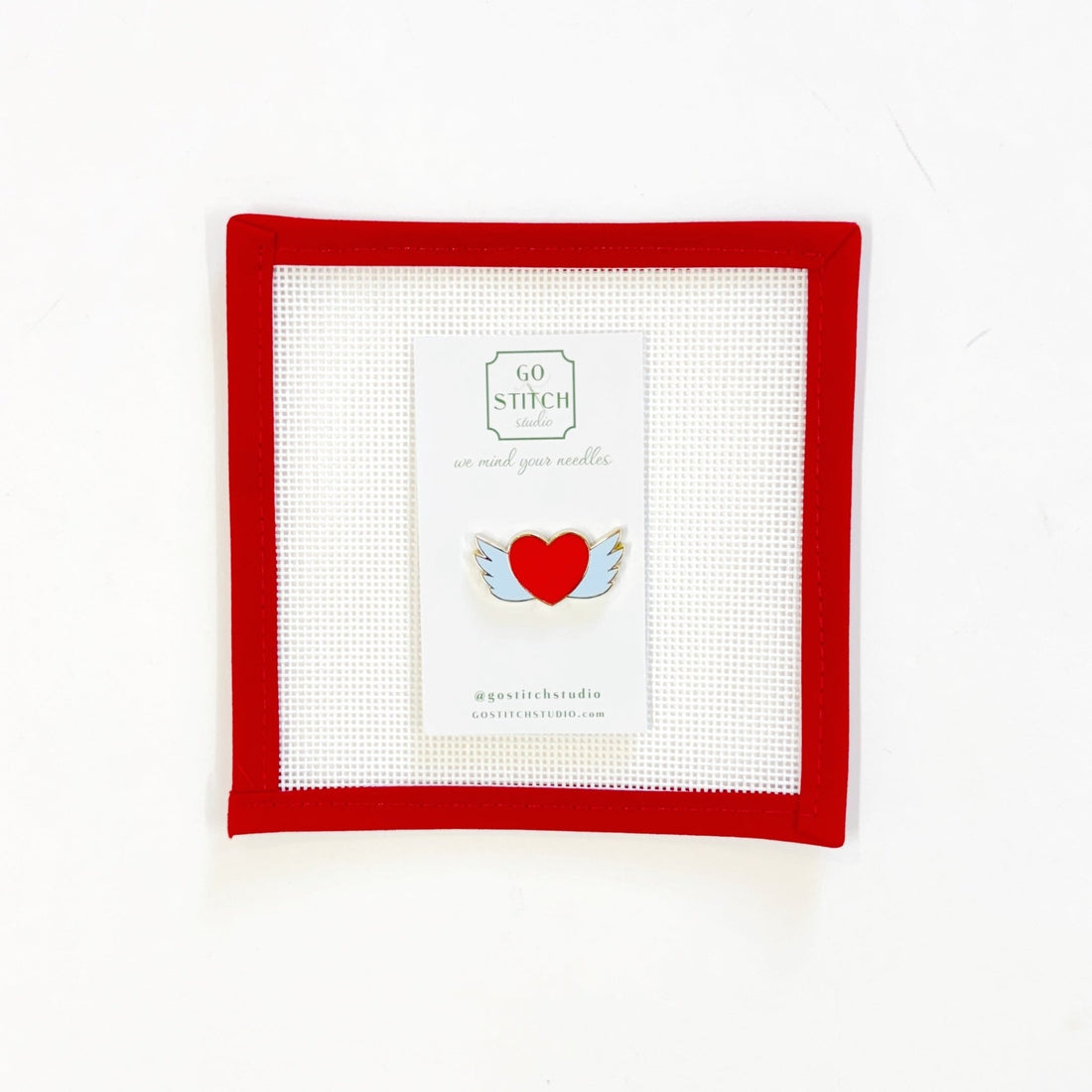 Winged Heart NeedleminderGo Stitch StudioNeedleminderThe Red Thread Atelier