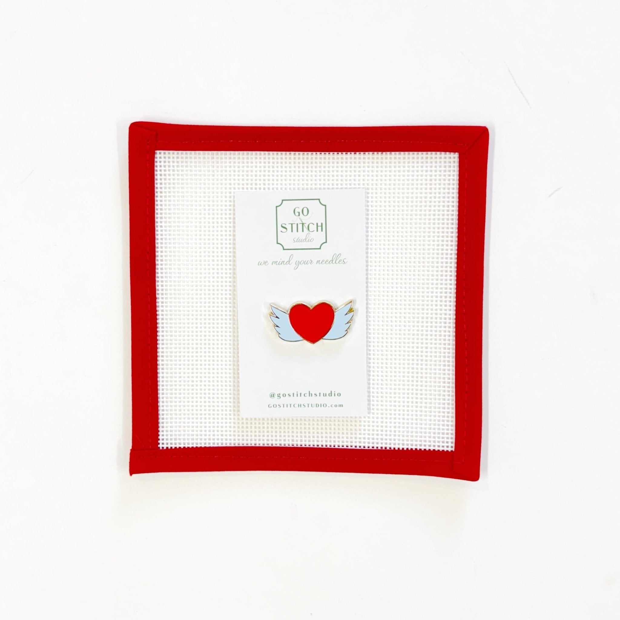 Winged Heart NeedleminderGo Stitch StudioNeedleminderThe Red Thread Atelier