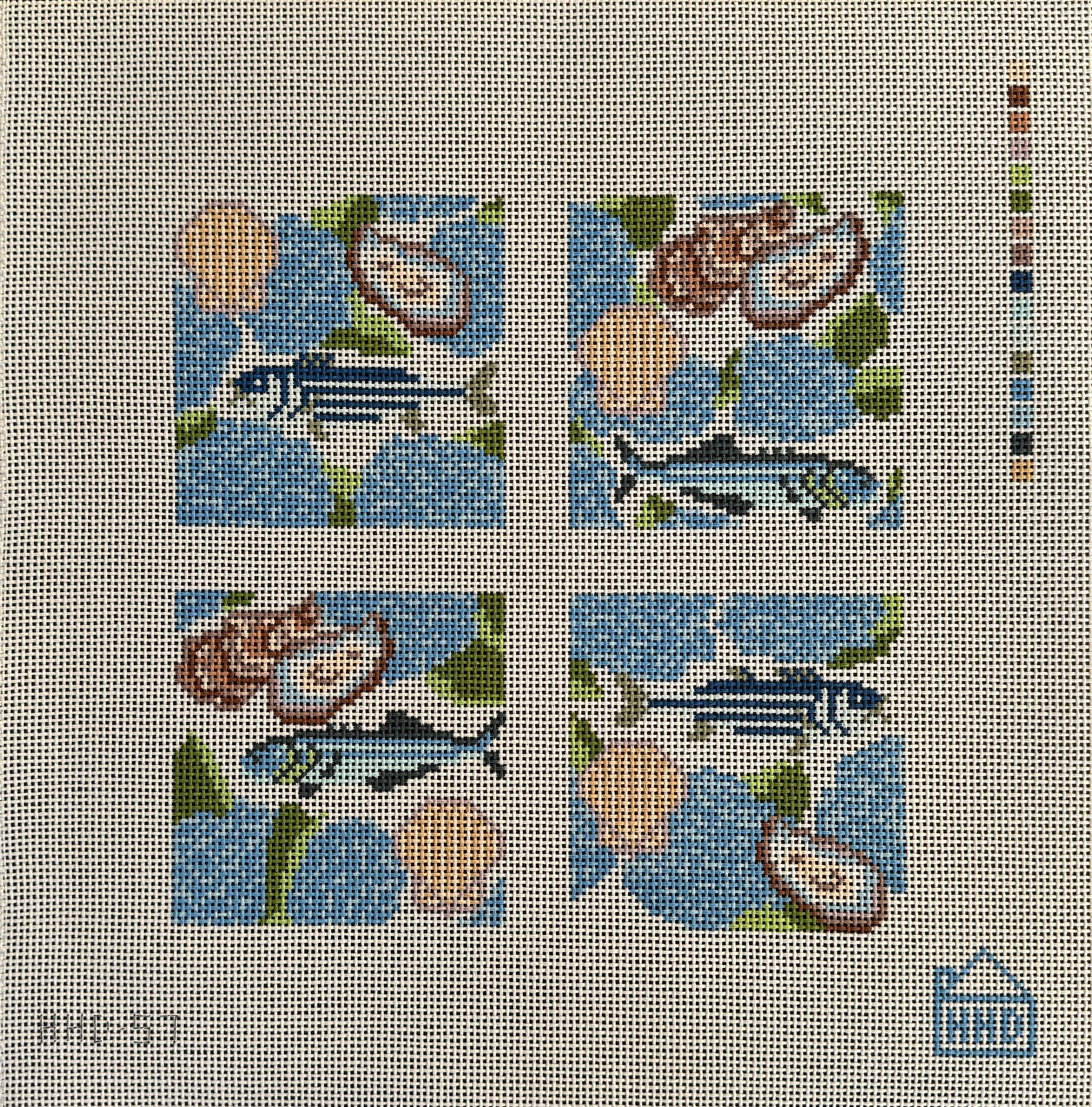 Hydrangea Sea Garden Coaster Set