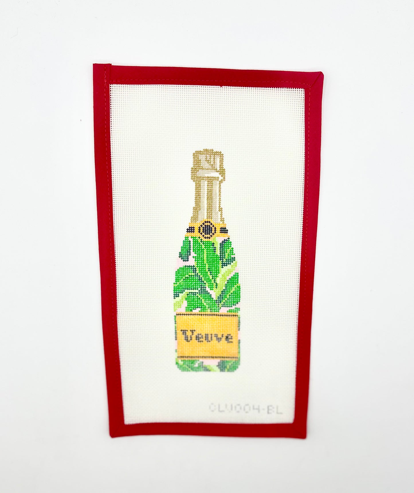 Veuve Bottle-Banana Leaf