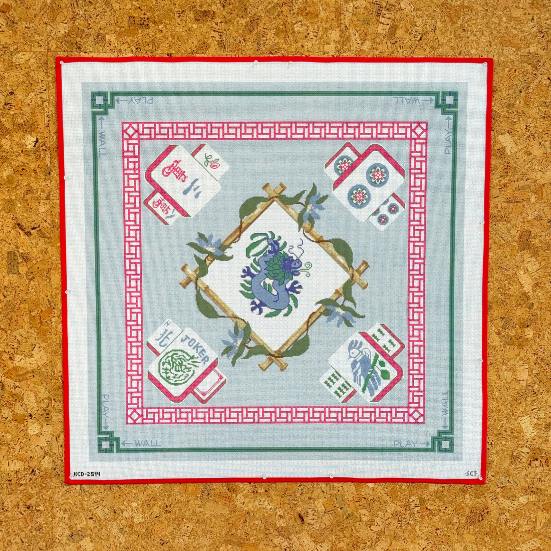 Mahjong Table Cover Mat