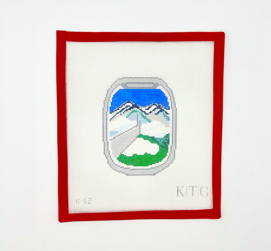 Mountain Plane Window