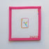 Bam Bird Mahj Tile Mini needlepoint canvas by Penny and Penny