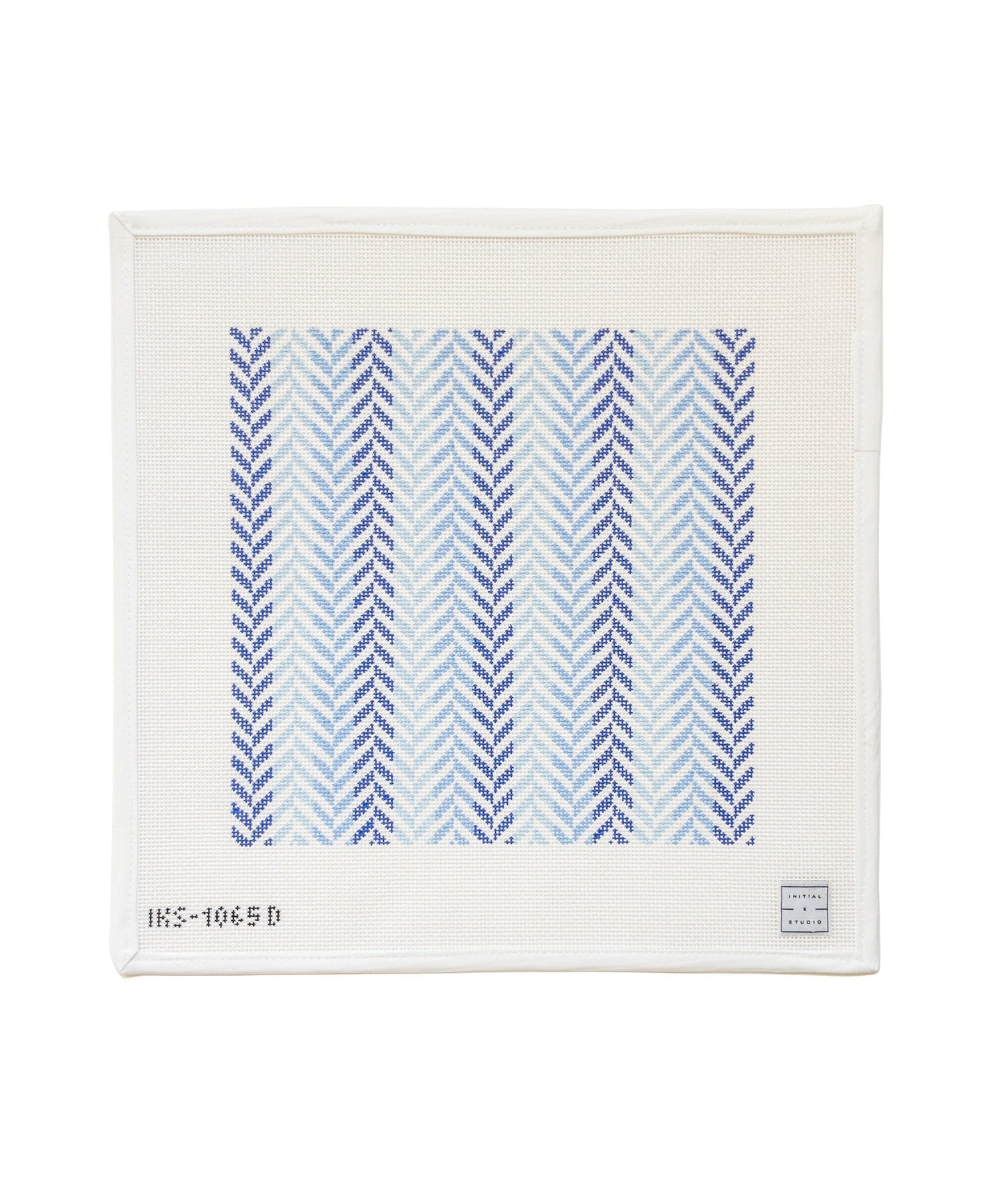 Herringbone Pillow Blue