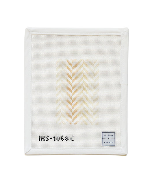 Herringbone Passport Cover Neutral