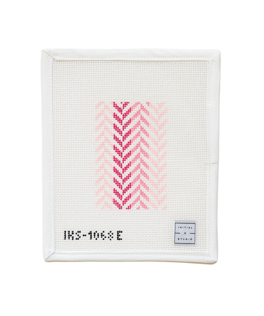 Herringbone Passport Cover Pink