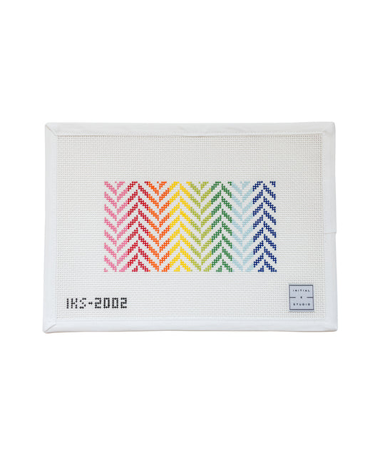 Mini Herringbone Rainbow