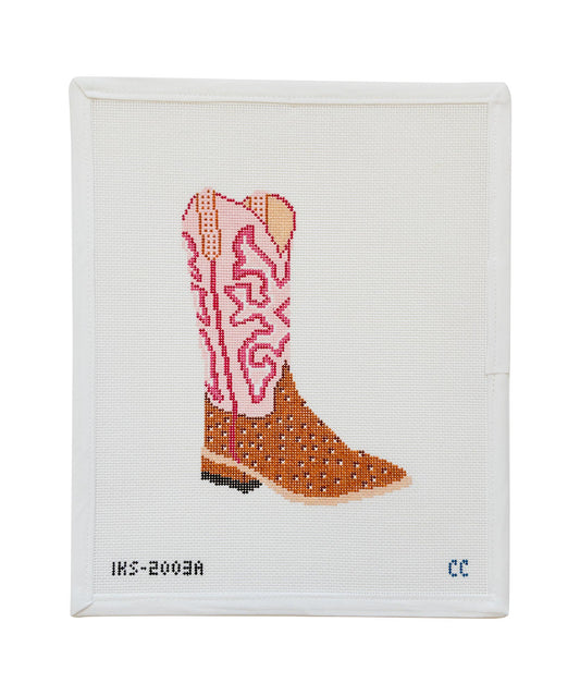 Pink Cowboy Boot