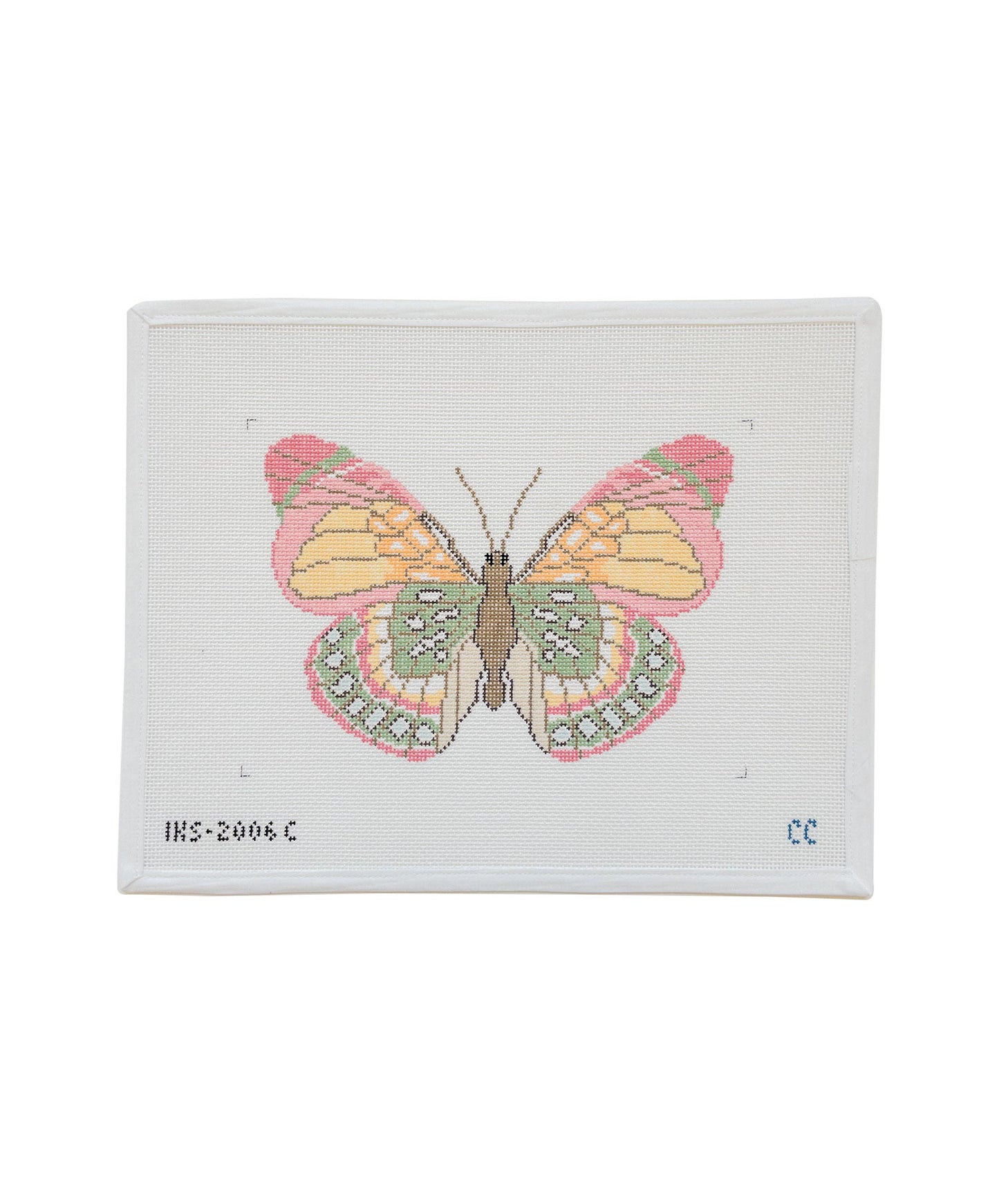 Pink & Green Butterfly LG