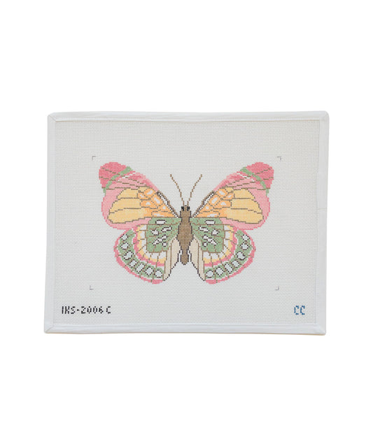 Pink & Green Butterfly LG