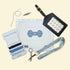 Scallops in the Sky - Happy Stitching Luggage Tag KitKCNKitThe Red Thread Atelier