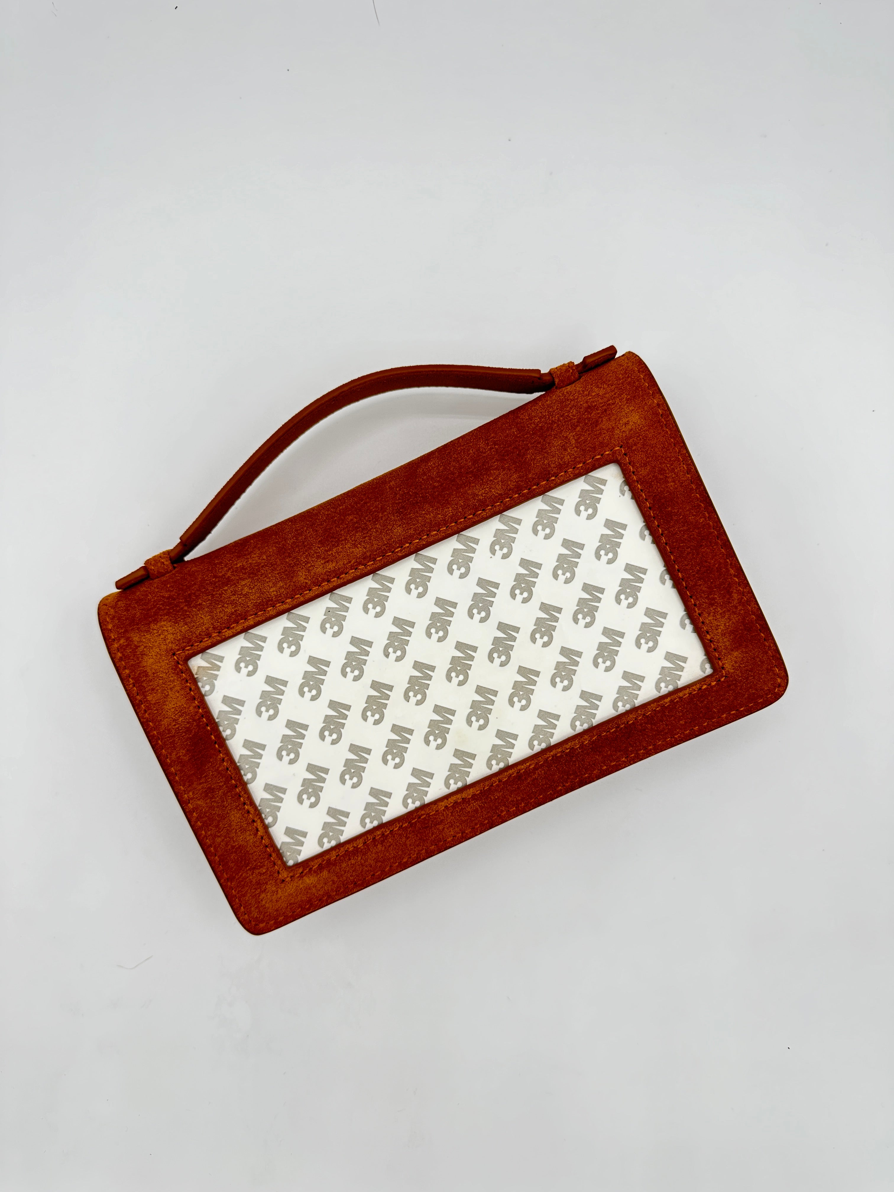 Suede Rachel Barri Designs Everyday Clutch w chain