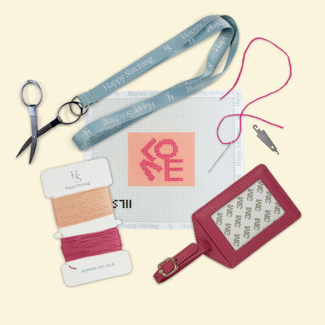 LovEvolve Luggage Tag Kit - Happy Stitching